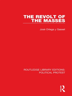 cover image of The Revolt of the Masses